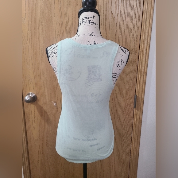 Express Mint Green Studded Tank Top - Picture 2 of 4